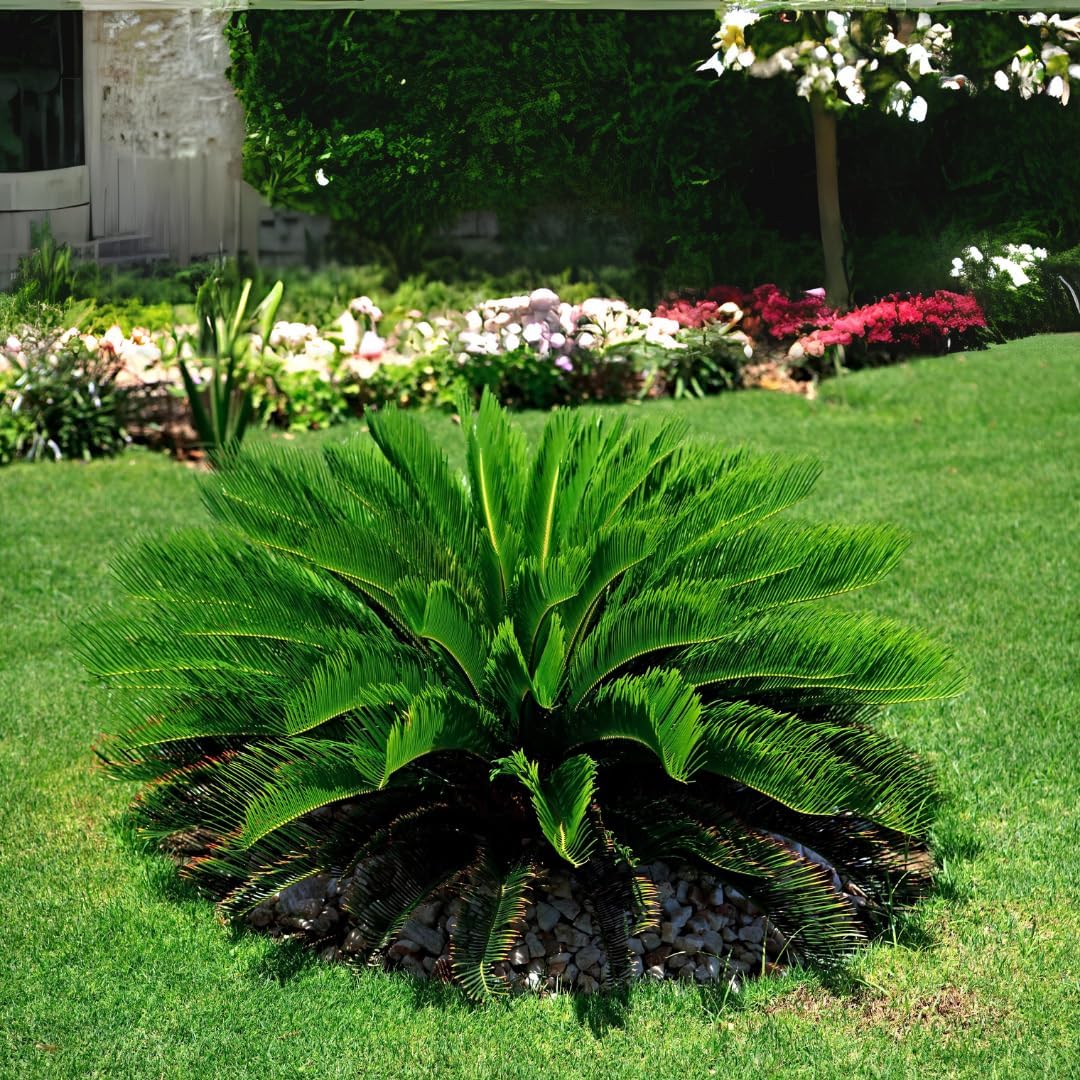 Cycas Revoluta Zierpflanze - auf Topf von 20 Höhe 80 cm