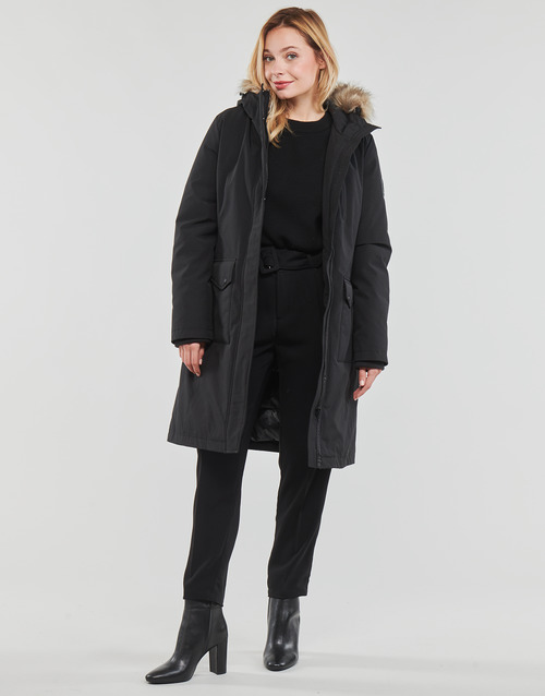 Lauren Ralph Lauren - LONG EXPDTN LINED COAT Negro