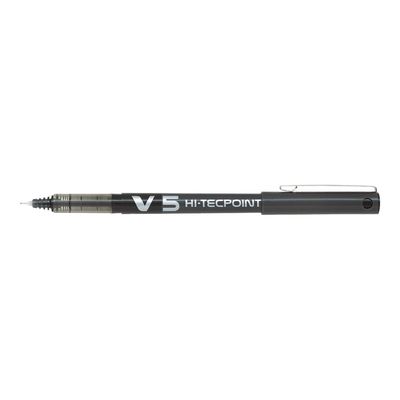 Pilot Hi-Tecpoint V5 - Pack de 12 rollers - 0,5 mm - noir