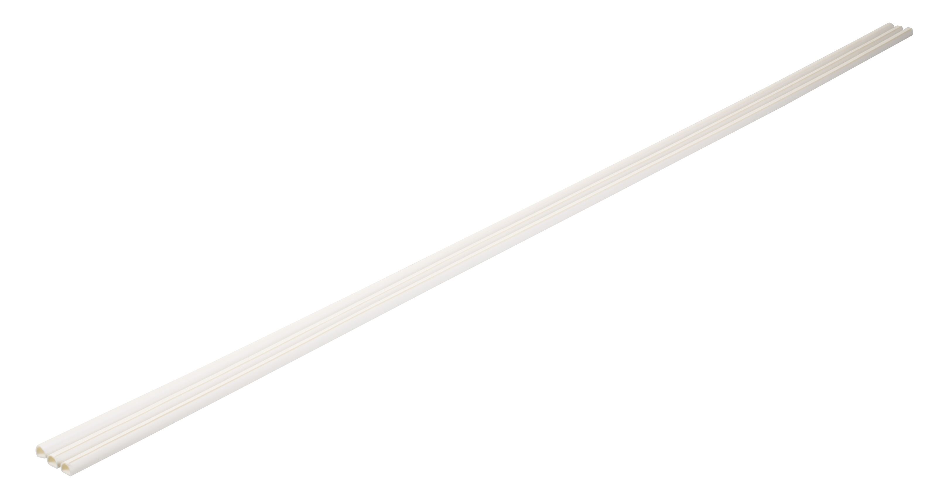 Kabelkanal Hvit 8x7 mm 1 m 3-pk.