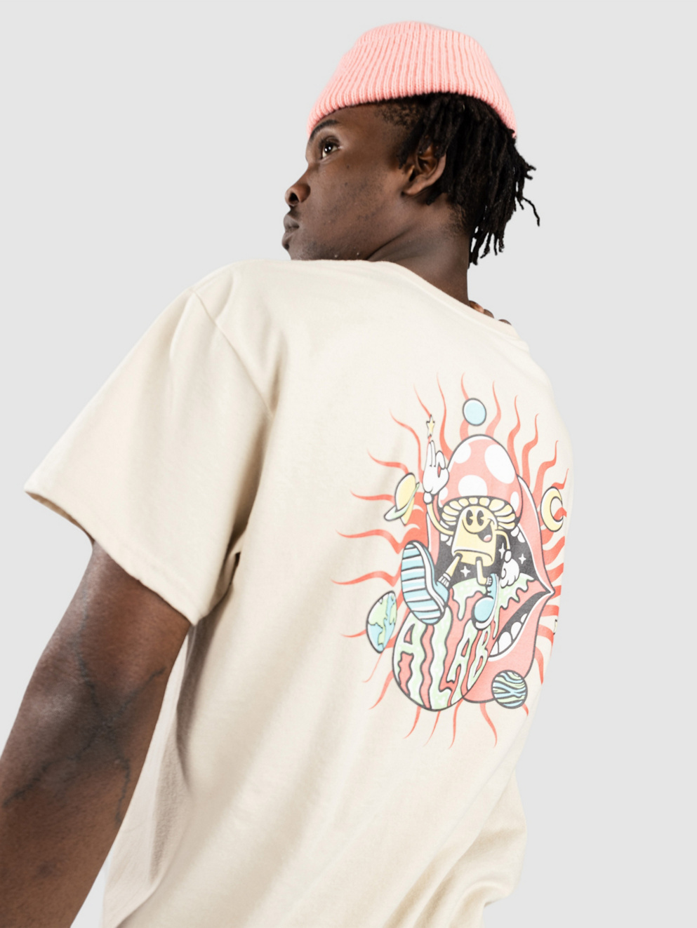 A.LAB Space Shroom T-Shirt sand