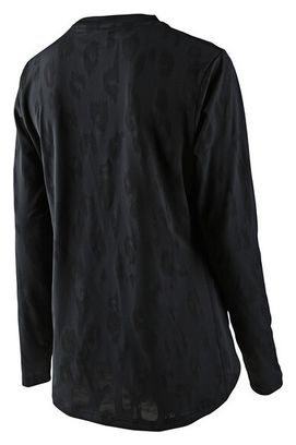 Maillot Manches Longues Femme Troy Lee Designs Lilium Jacquard Noir