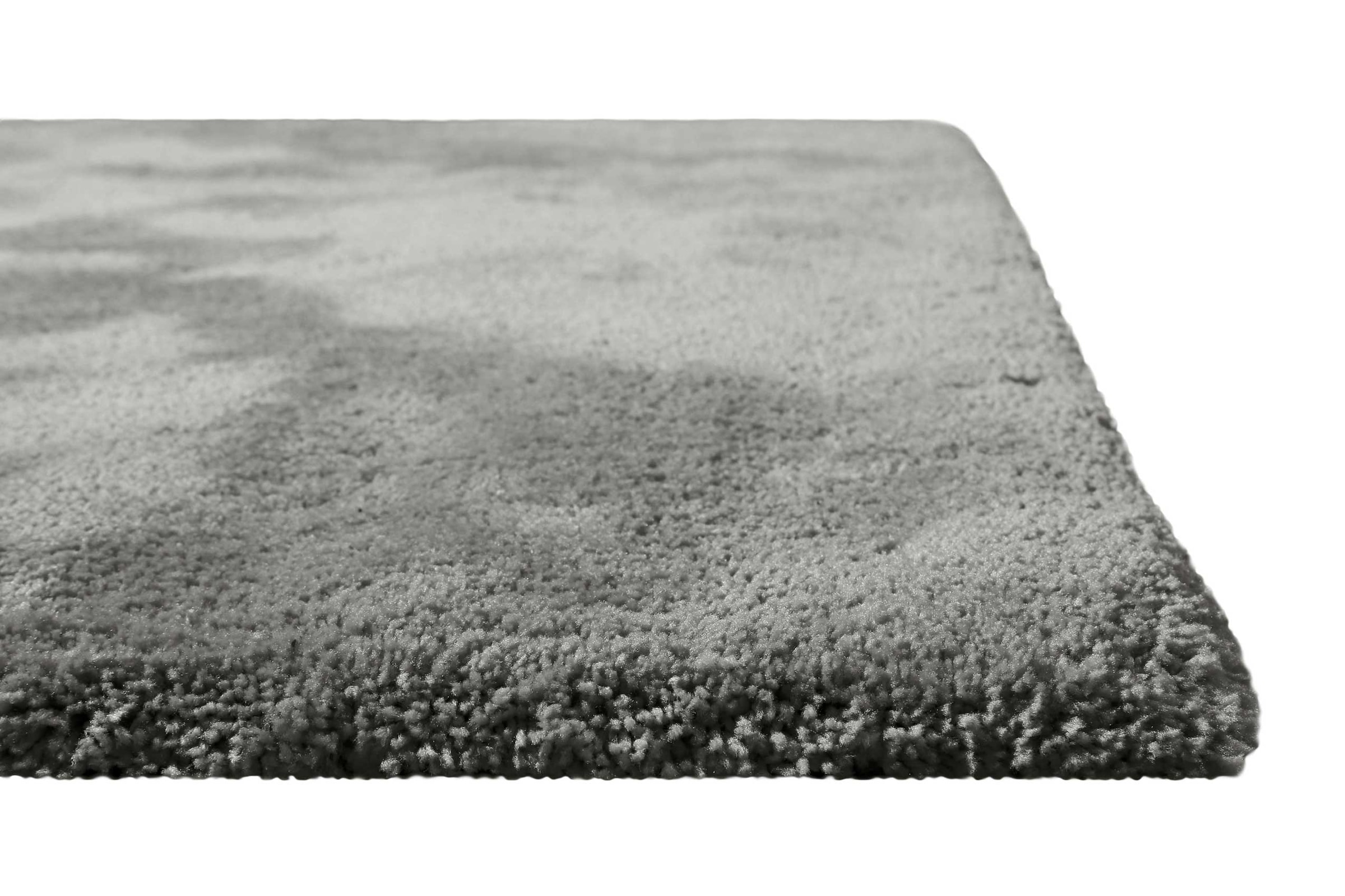 Homie Living Teppich »Pisa« rund 25 mm Höhe Hochflor, Microfaser, uni, weich, Shaggy, Wohnzimmer, Schlafzimmer