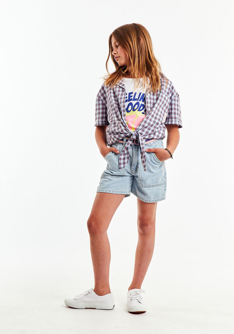 AO76 blauwe ao76 shorts tilda jeans short