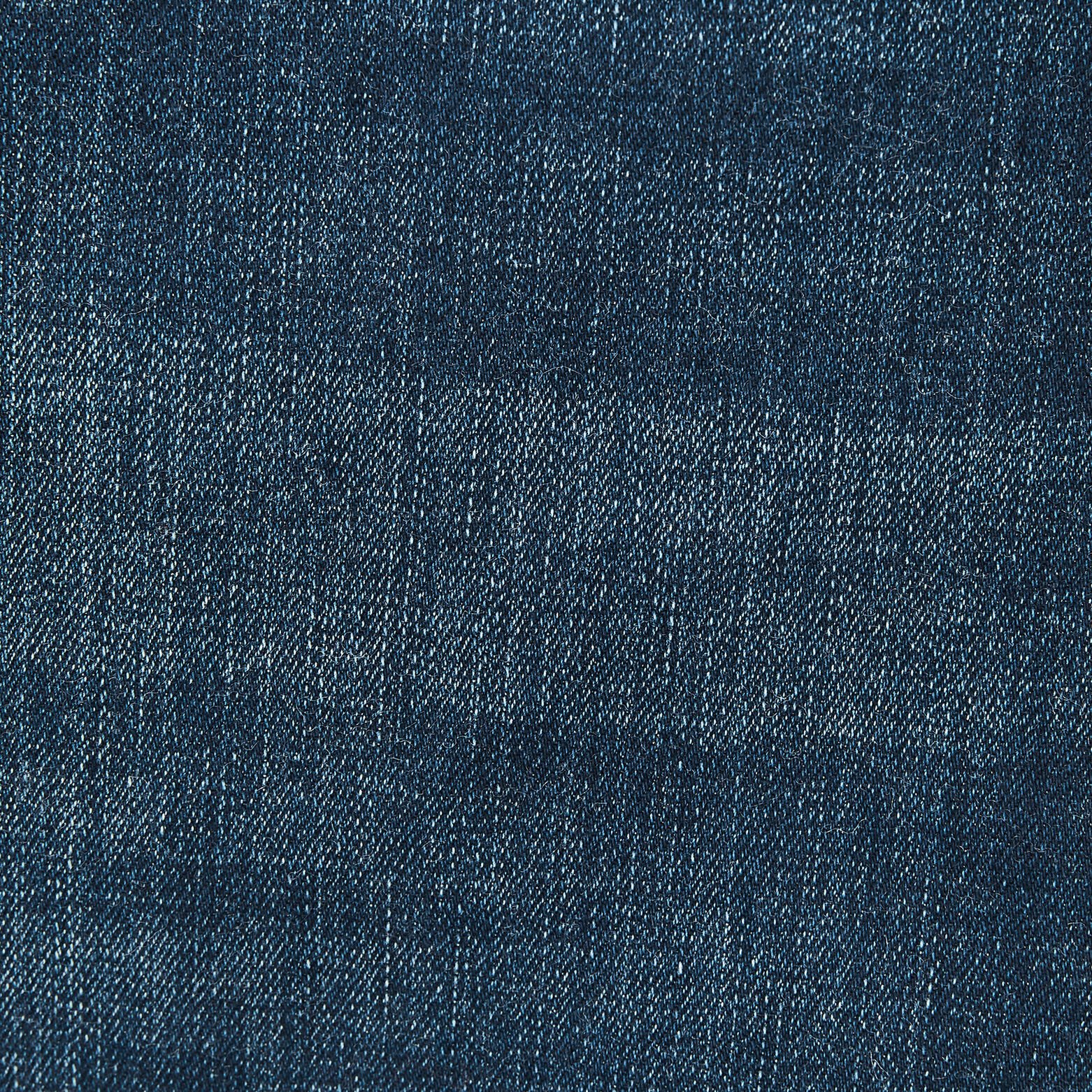 Jean straight intérieur doux Bleu