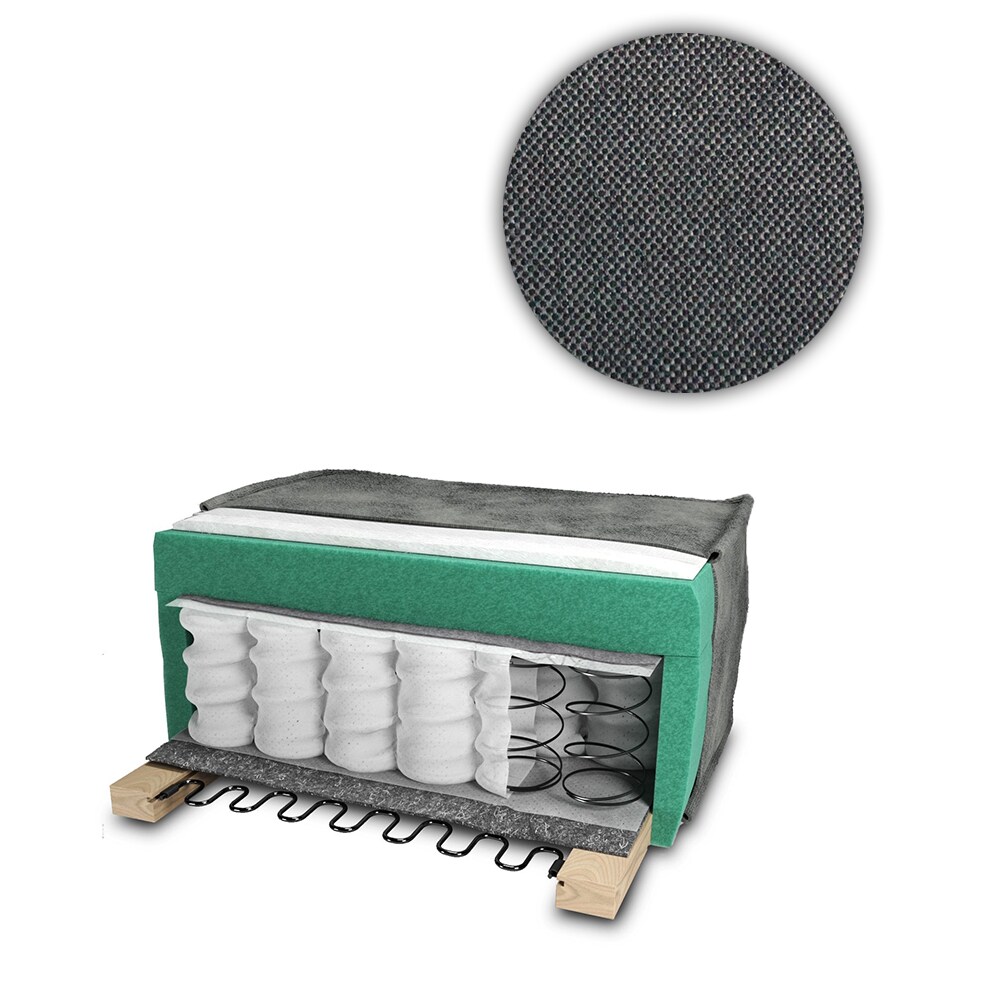 VitaliSpa Ecksofa MILTON Schlaffunktion Couch Schlafsofa Bett Bettkasten Taschenfederkern Sofa XXL