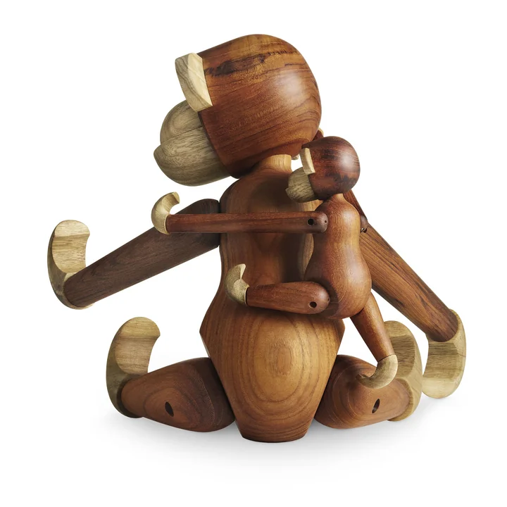 Kay Bojesen - Holz-Affe mini, grau