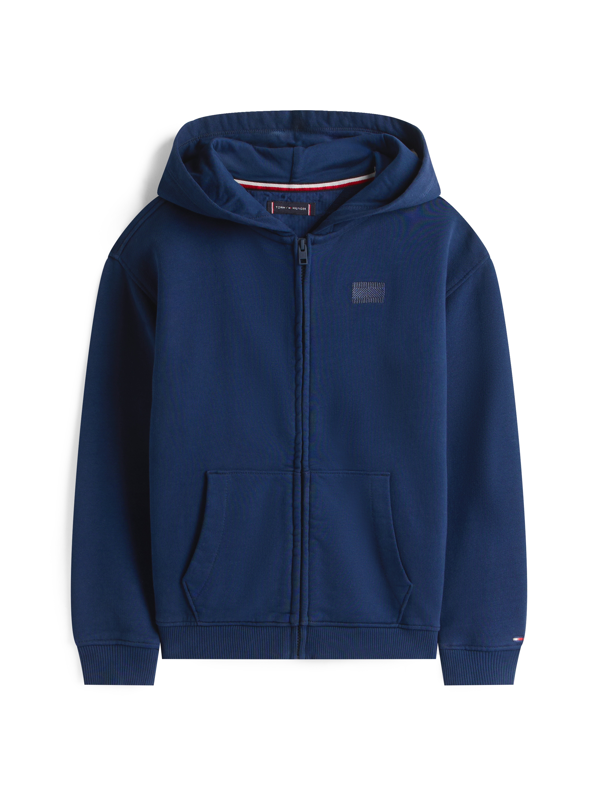 Tommy Hilfiger Kapuzensweatjacke »TONAL FLAG EMB  ZIP HOODIE«, für Kinder bis 16 Jahre, mit Kapuze