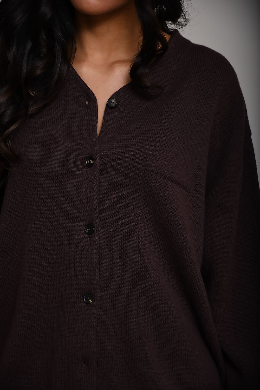 Merino wool cardigan