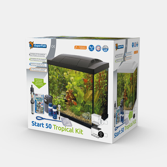 Superfish Start 50 Tropical Kit Zwart