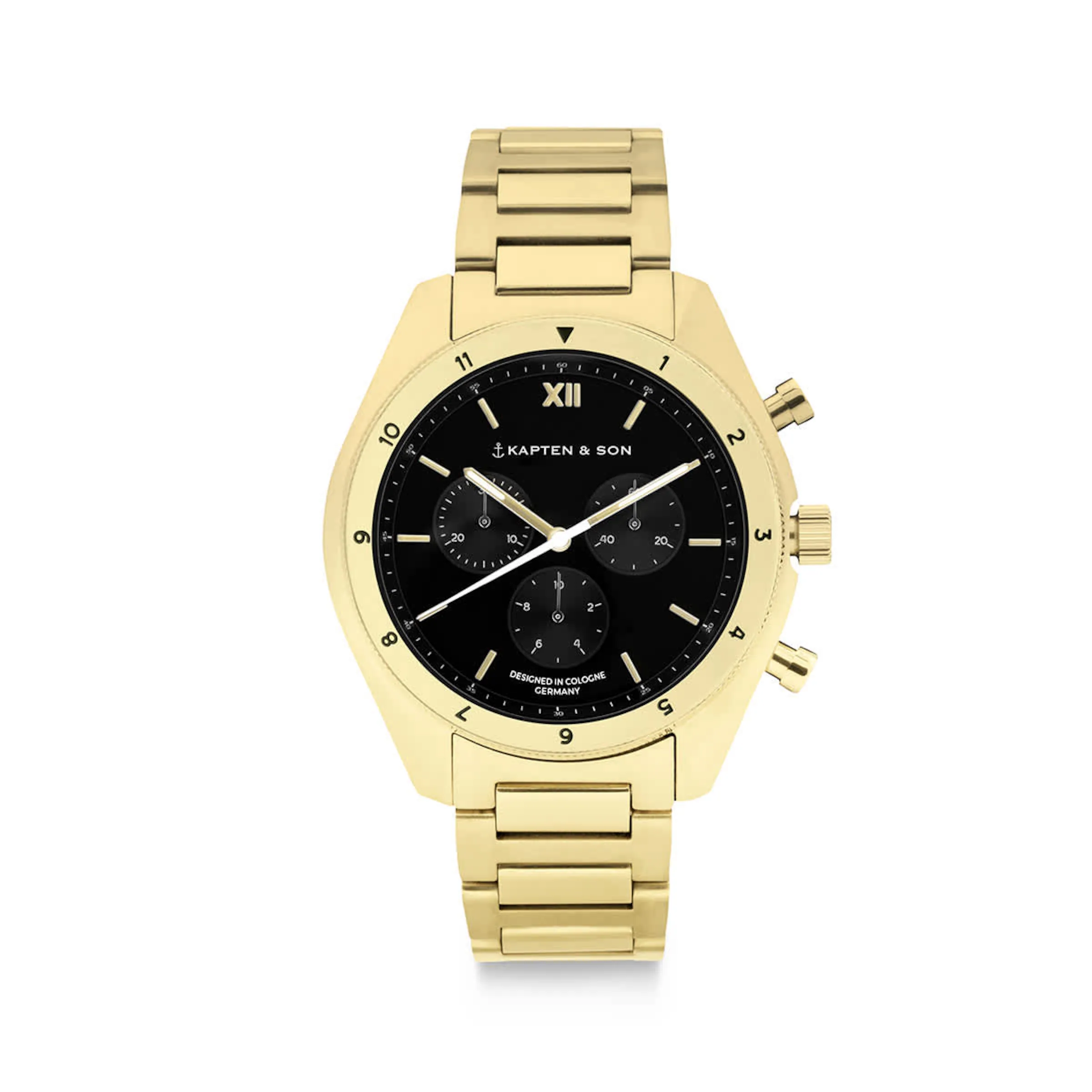 Rise Small Gold Black Steel