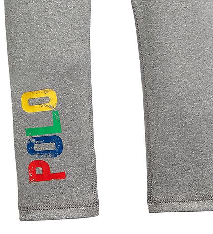 Polo Ralph Lauren Leggings - Color Shop - Gråmeleret m. Print