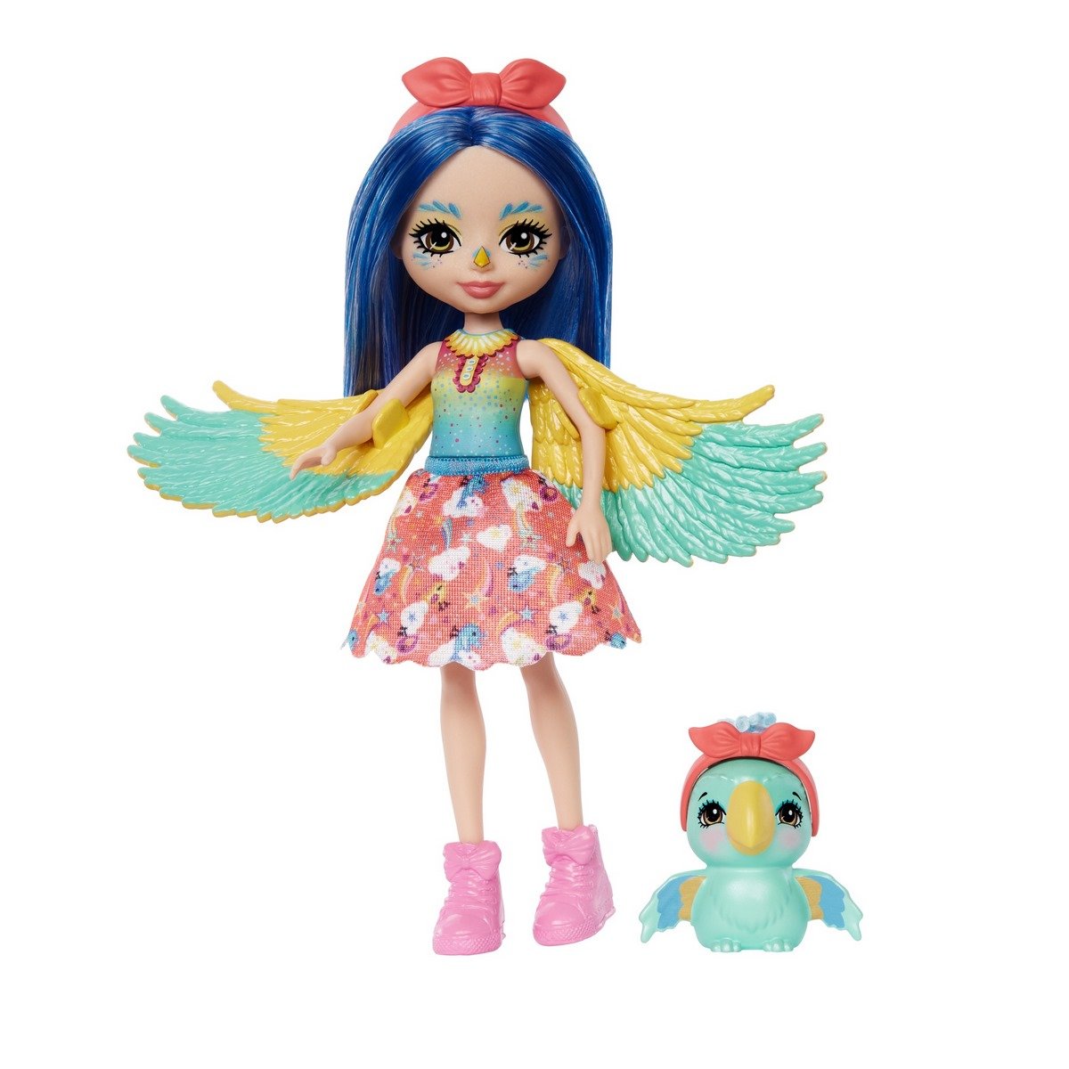 Enchantimals - Prita perruche et Flutter - Mini-poupée