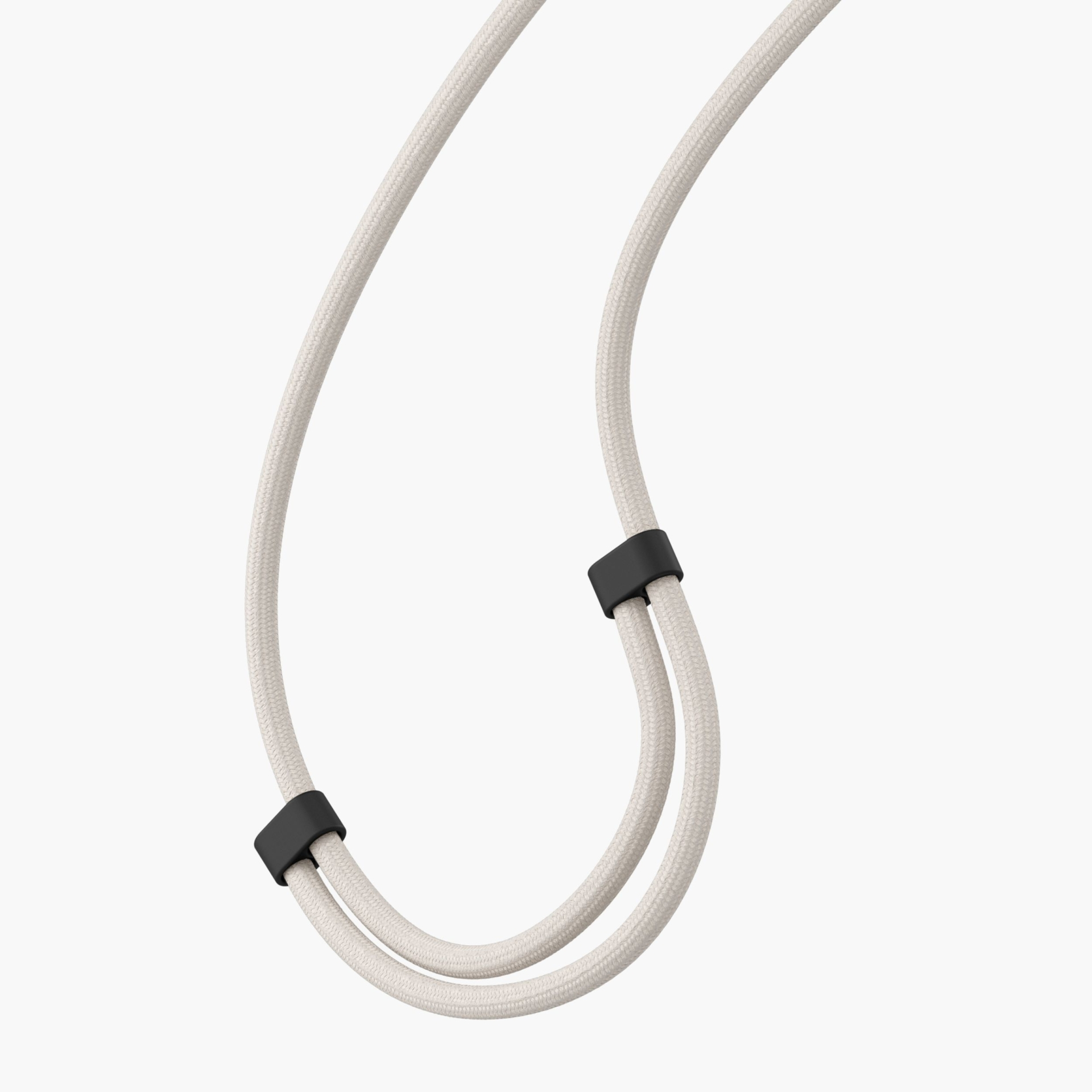 (150cm) Universal Necklace Handykette Umhängeband Infinity Go   Einlage (IFG00004) - Creme