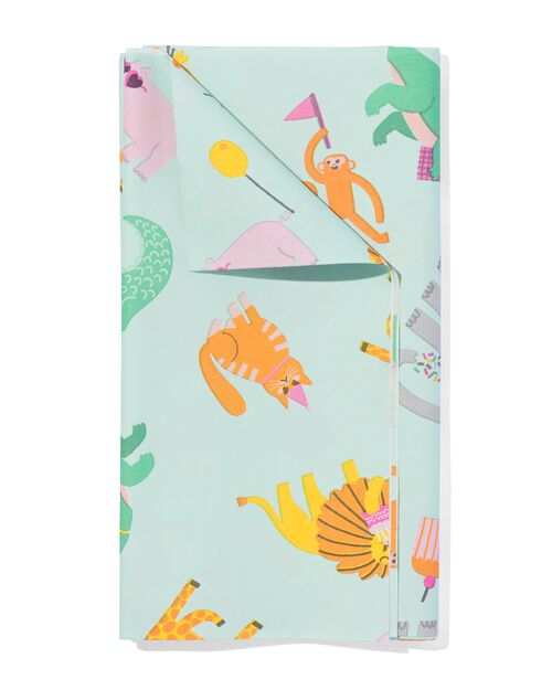nappe 200x138 papier animaux