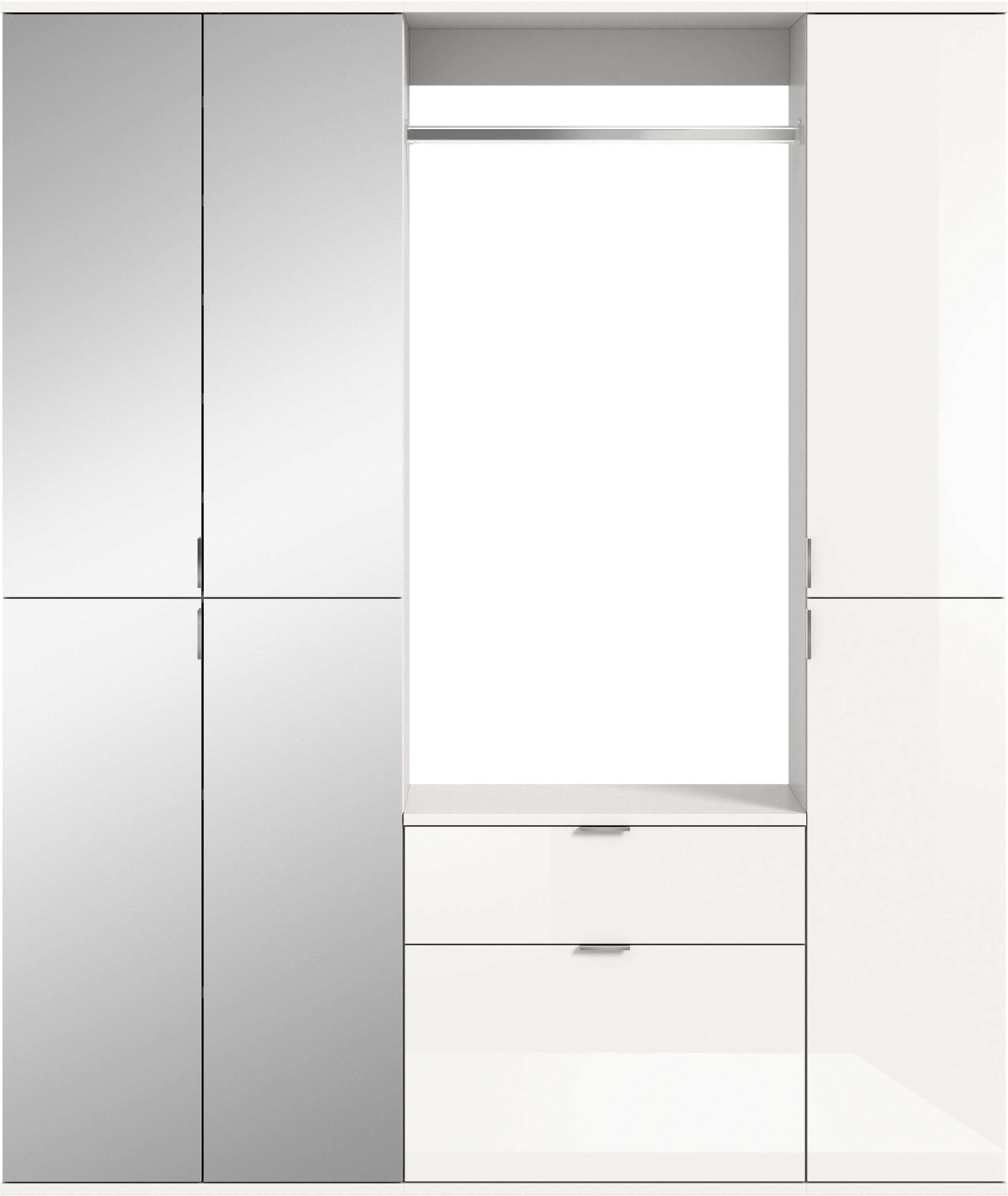 INOSIGN Garderoben-Set »Trondheim, Breite 152 cm, 5-teilig, bestehend aus:« Set, 4 Stk. tlg.