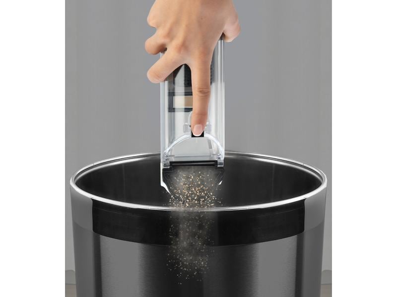 Trisa Akku-Handsauger Quick Clean Comfort T0070 Schwarz/Wei Handstaubsauger mit 2 Leistungsstufen