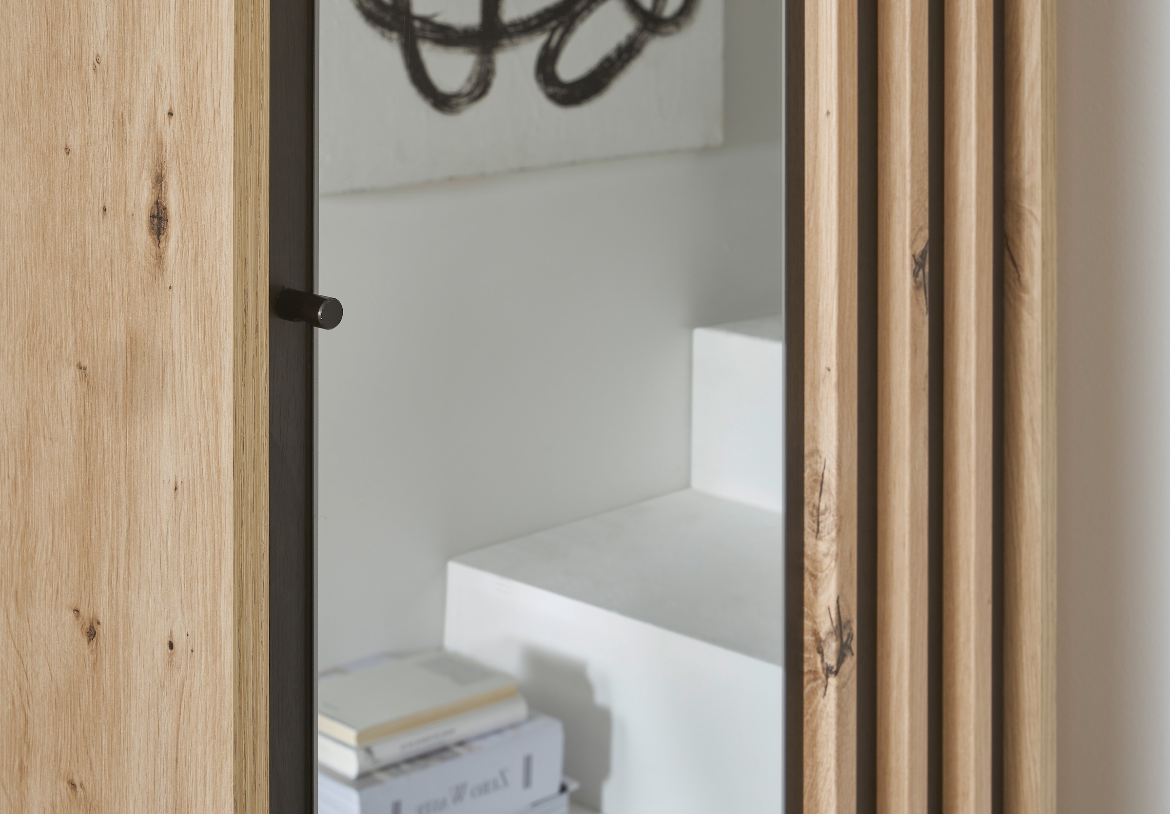 HBZ Kompaktgarderobe »Volano in schwarz Eiche Artisan, BxHxT 114x197x40 cm« 1 Stk. tlg. Mit Schubkästen und Türen mit Softclose