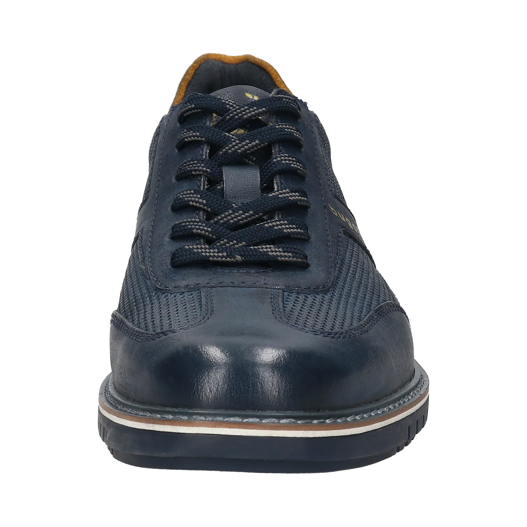 Leder Schnürer blau