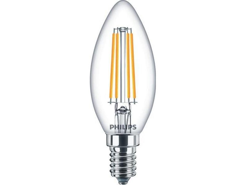 Philips Professional Lampe CorePro LEDCandle ND 6.5-60W B35 E14-Leuchtmittel, 6.5 W mit 2700 K