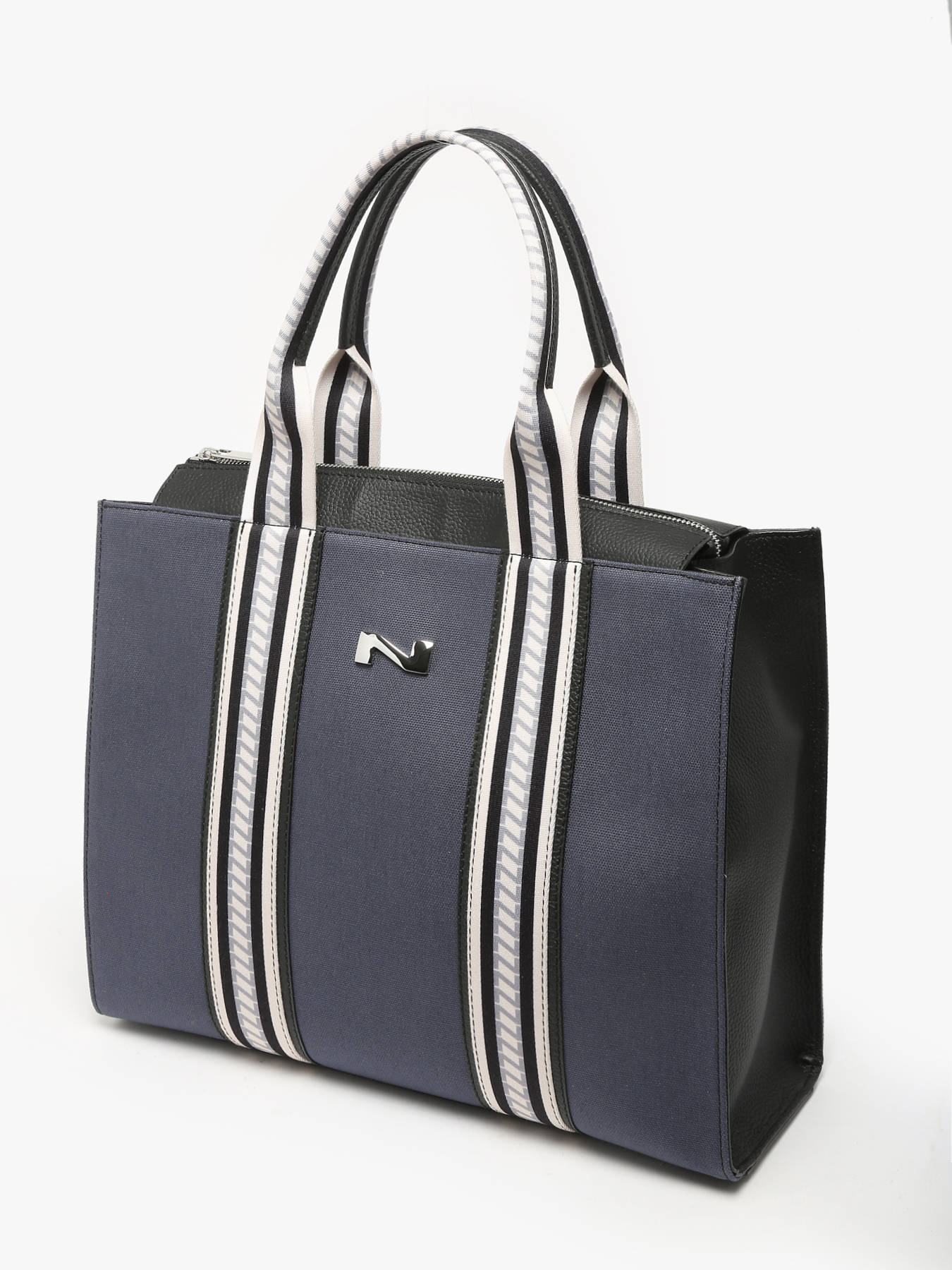 Sac cabas Nina canvas et cuir NATHAN BAUME
