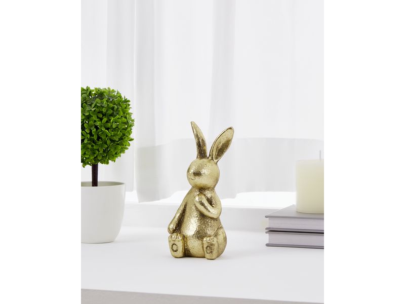 EGLO Hase Chilandy 19 cm, Gold Hasenfigur