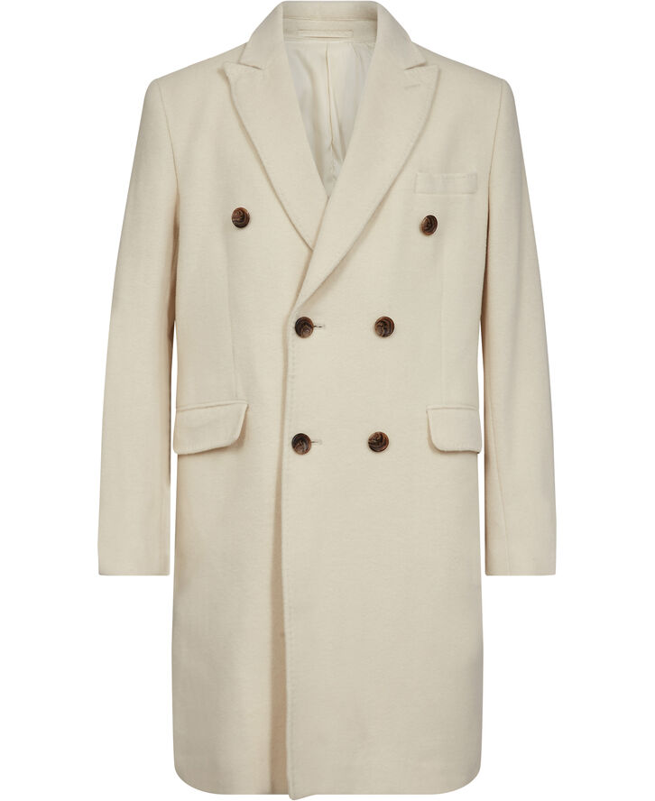 Sand Off White Coat M - Sultan DB Hvid