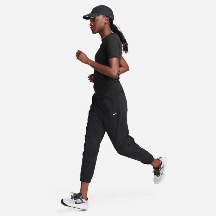 Nike Dame Bukser Dri-FIT Warm-Up Mid-Rise 7/8 Pants Sort