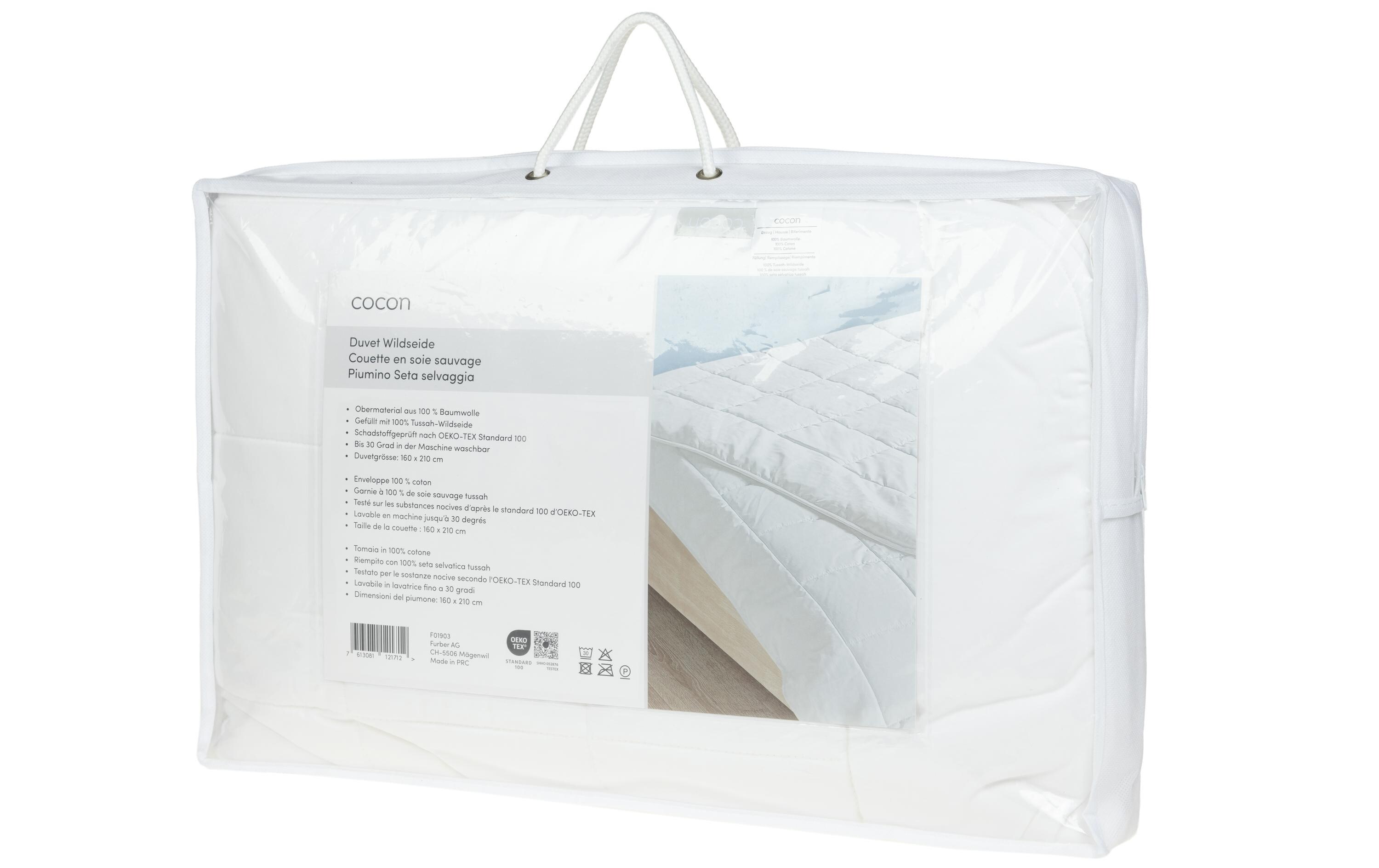 Duvet Wildseide 160 x 210 cmBettdecke