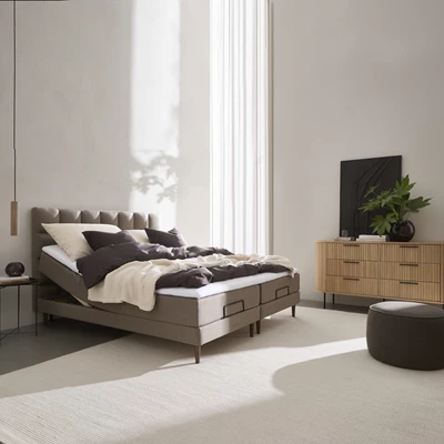 Nocturne Elegant inkl. topmadras, 90 x 200 cm elevationsseng