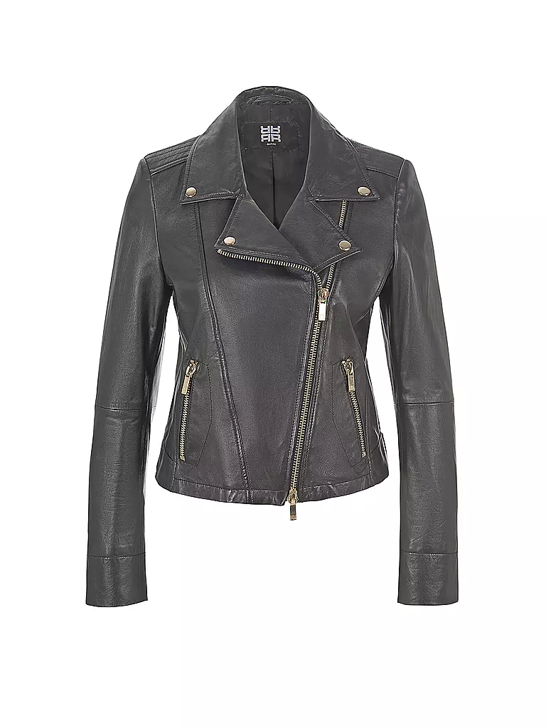 RIANI Lederjacke schwarz