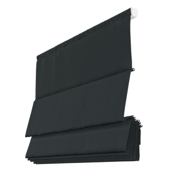 Vouwgordijn Durk 4028 black