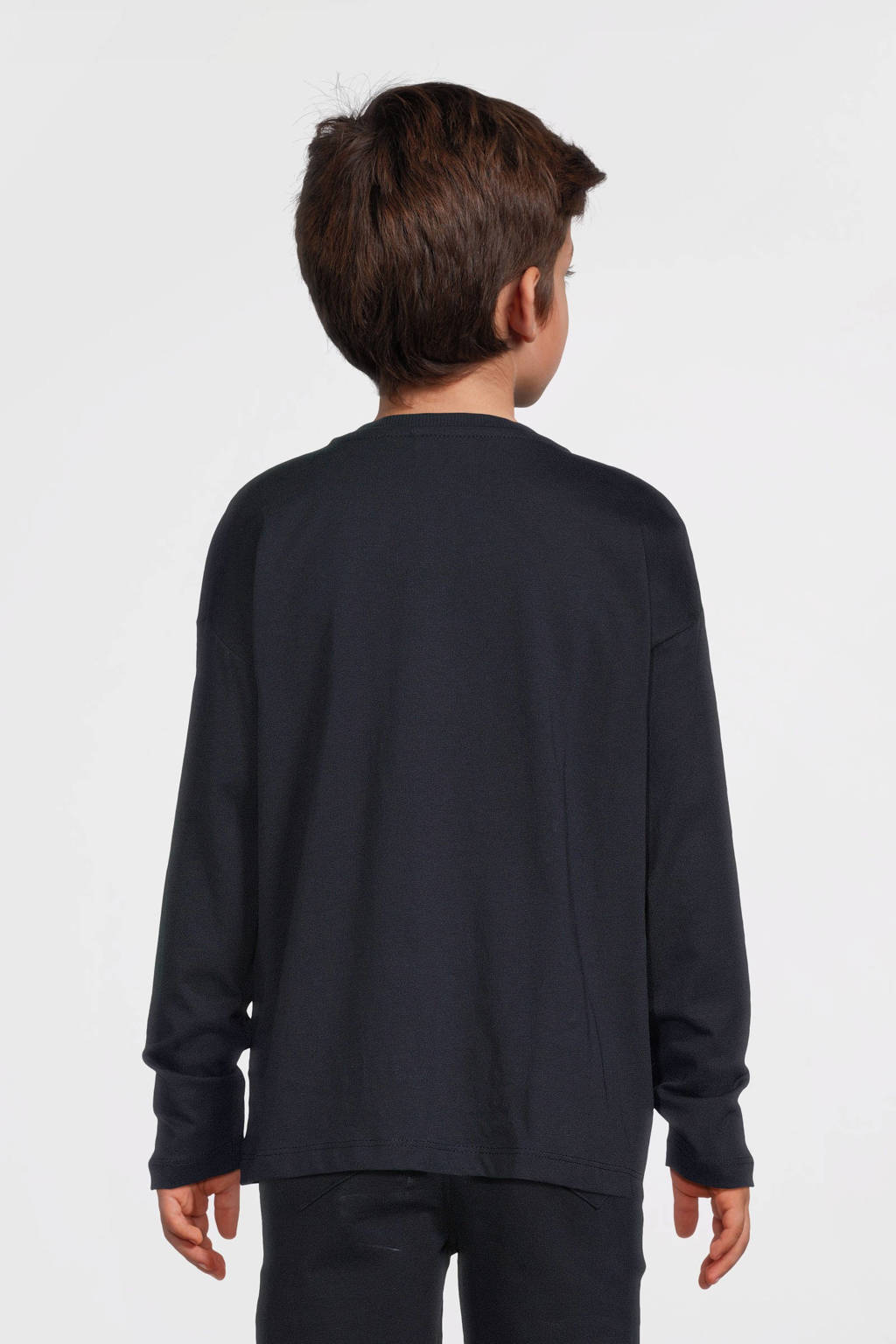 NAME IT longsleeve NKMVICTOR met printopdruk donkerblauw