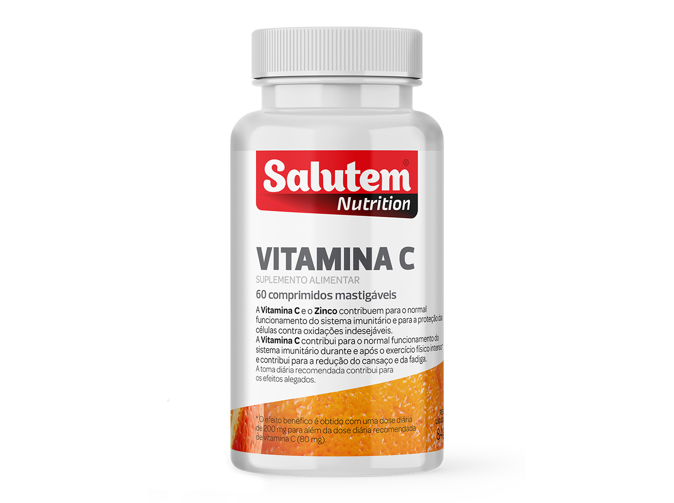 SUPLEMENTO SALUTEM VITAMINA C 60 CAP MASTIGAVEIS