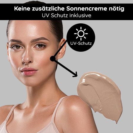 RAU Cosmetics BB Cream Natural - gut deckendes Make-Up, Pflege, UV-Schutz - Getönte Tagescreme 5in1