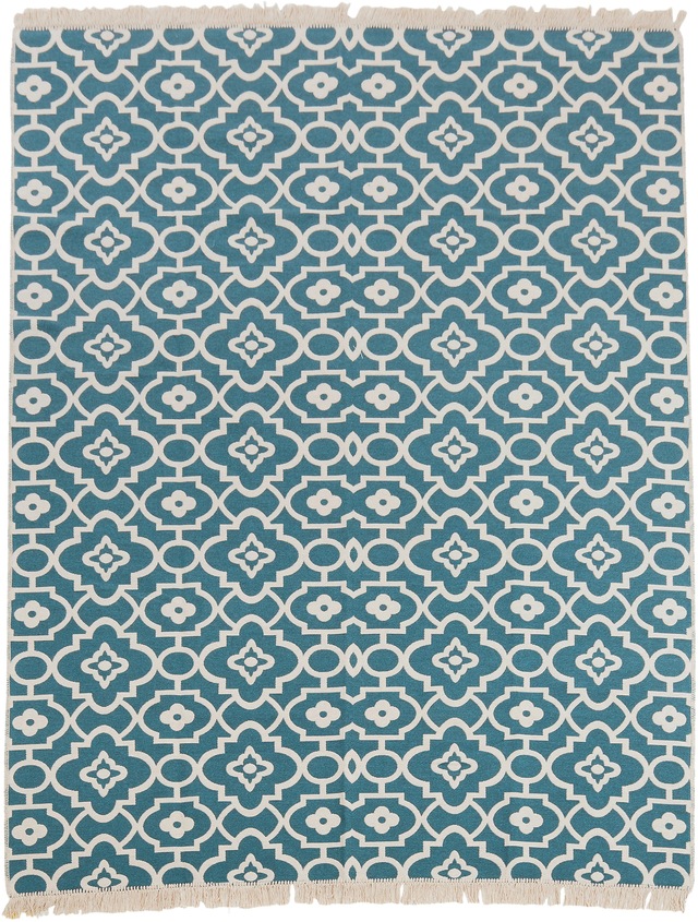 done.® Teppich »PARIS« rechteckig 8 mm Höhe Flachgewebe, modernes Ethno Design, mit Fransen, waschbar