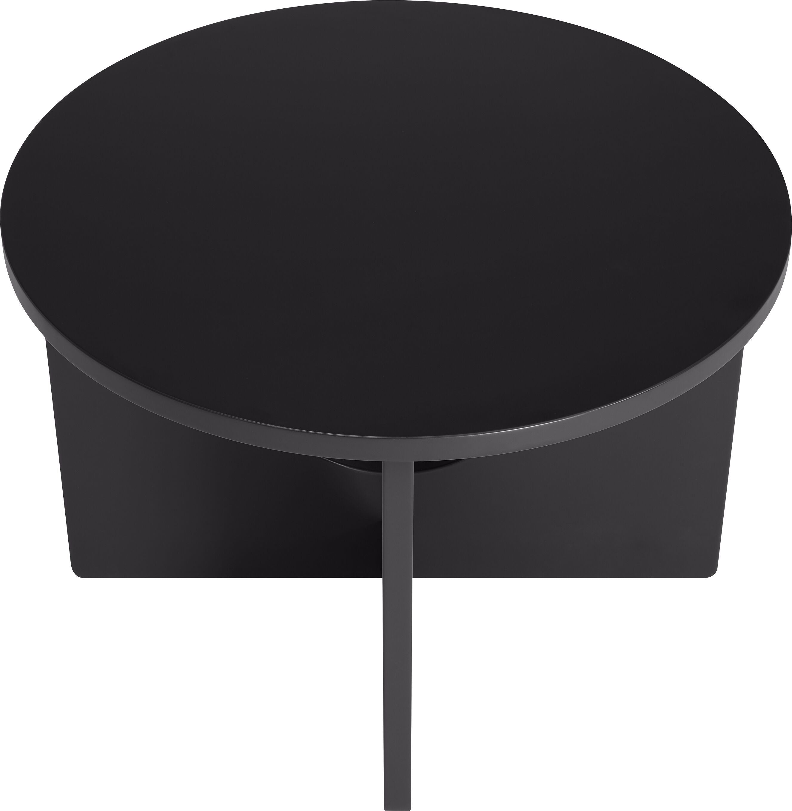 DONA Salontisch - Schwarz / B: 70.0 cm x T: 70.0 cm x H: 46.0 cm