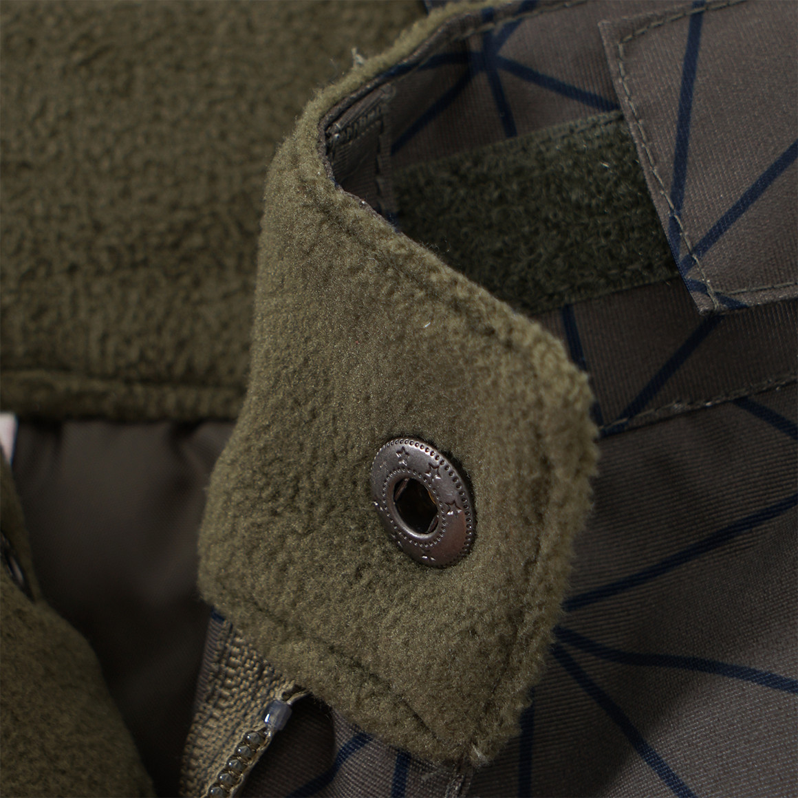 Topolino Jungen Schneehose mit Allover-Muster dunkelgrün