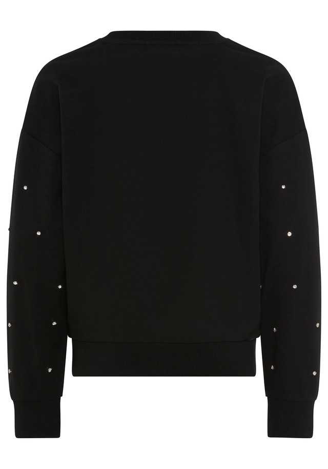 Bruno Banani Sweatshirt »Kurzes Sweatshirt mit Strass-Steinen«, NEU! BRUNO BANANI für TEENS. Trendiges Shirt mit Strass-Steinen