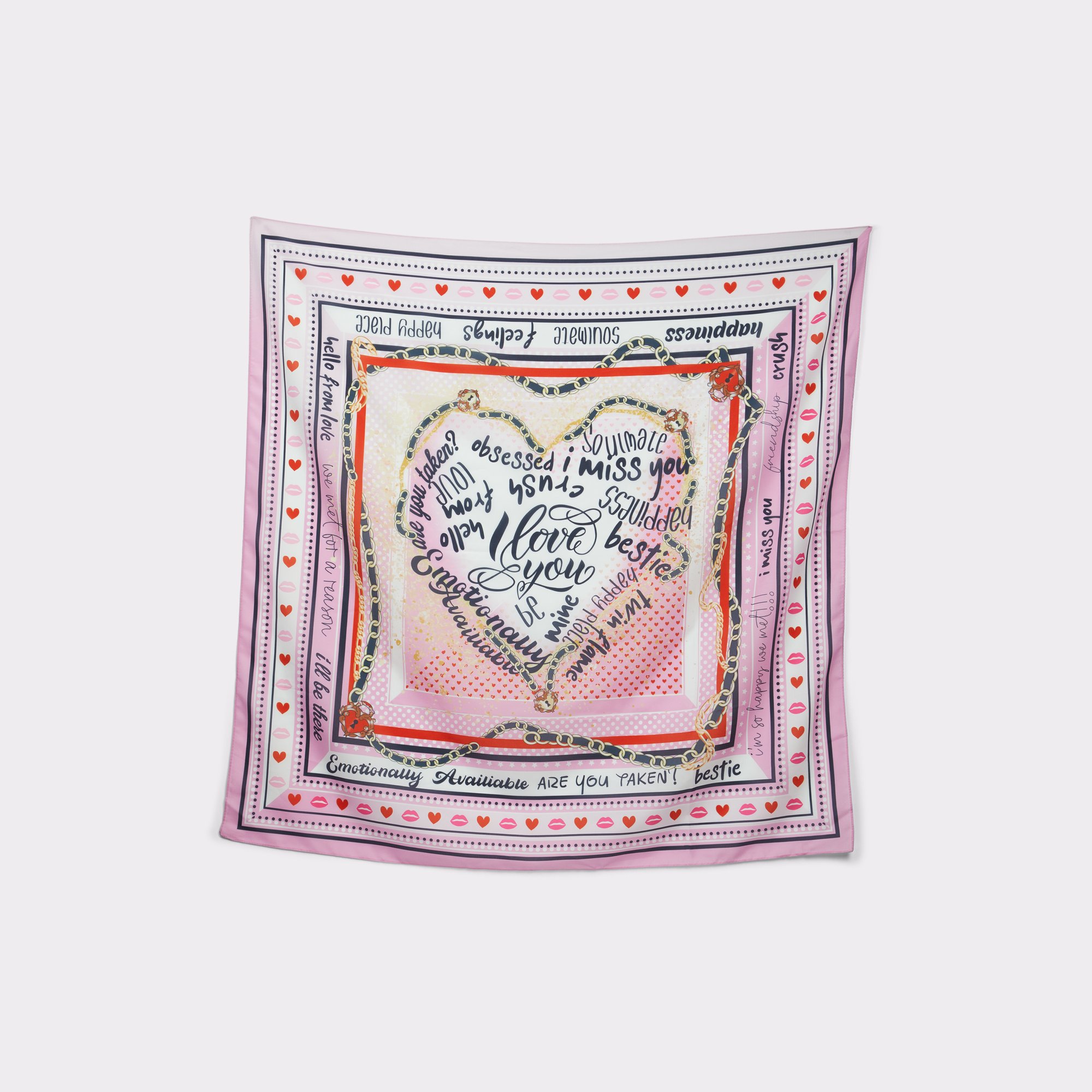Lovesplash Pink Women Scarves