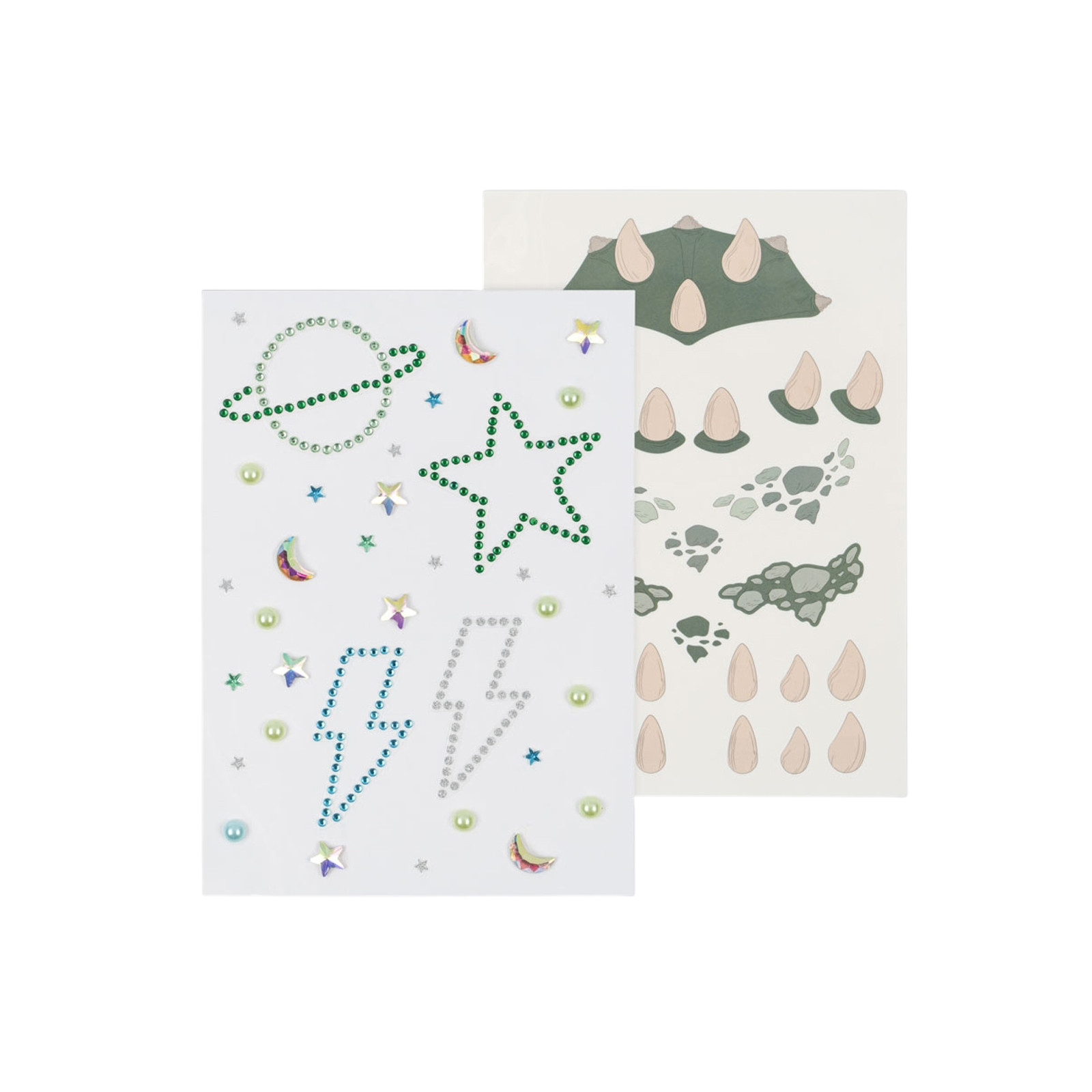 Schmucksticker   Tattoos Gem Stones Grün