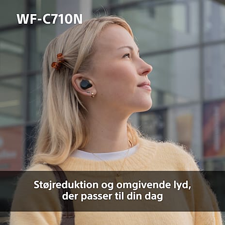 Sony WF-C710N trådløse in-ear høretelefoner - lyserød