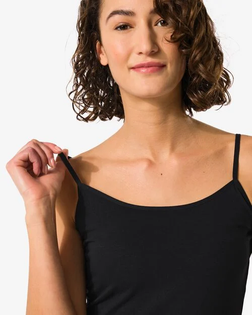 débardeur femme noir