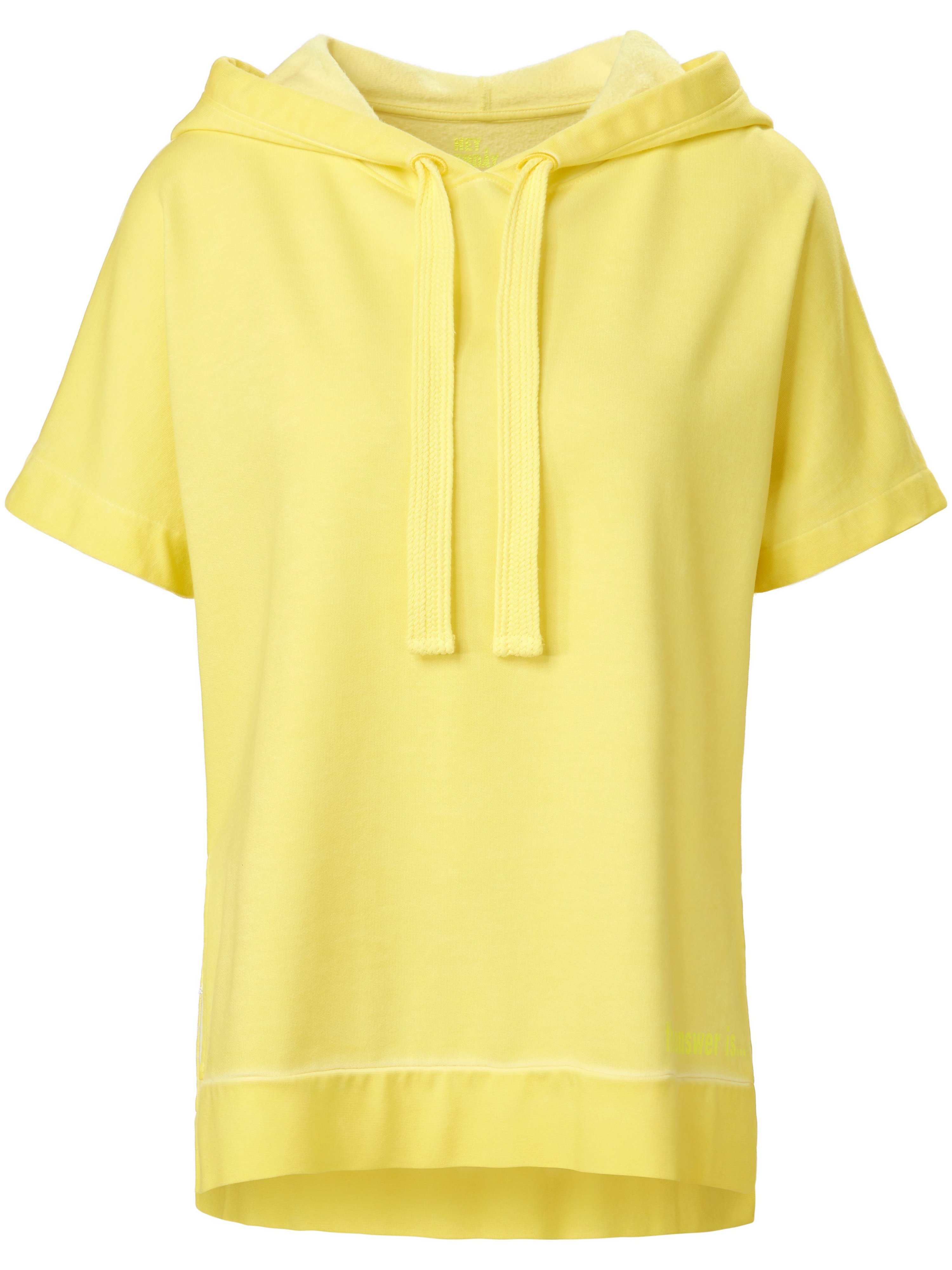 Hoodie-Sweatshirt mit 1/2-Arm