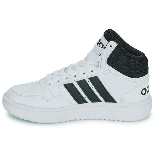 Adidas Sportswear - HOOPS 3.0 MID K - Blanc / Noir
