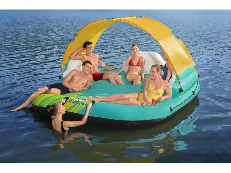 Bestway Sunny Lounge Island 300 x 275 cm Badeinsel für 5 Personen