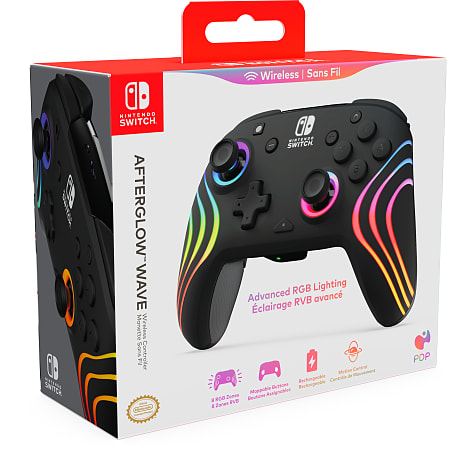 PDP Nintendo Switch trådløs controller - Afterglow sort