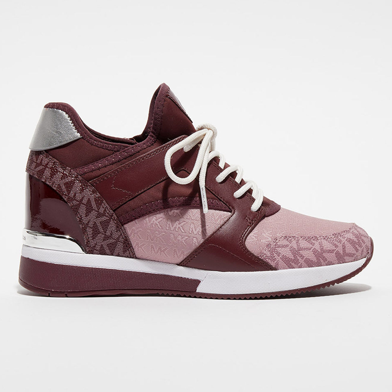 Michael Kors Chaussures Baskets compensées Maven bordeaux - Talon 7,5 cm