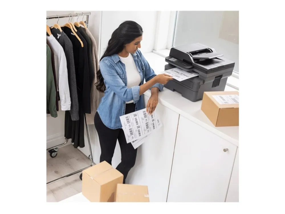Brother DCP-L2660DW - Multifunktionsprinter - S/H - laser - A4/Legal (medie) - op til 34 spm (kopiering) - op til 34 spm (udskriver) - 250 ark - USB 2.0, Wi-Fi(n), LAN