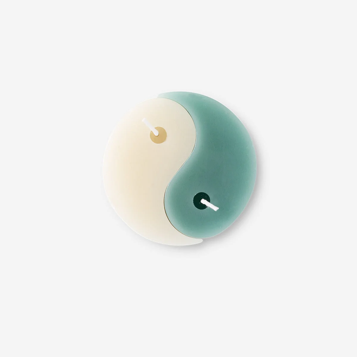 Yin og yang stearinlys sæt - 2 stk
